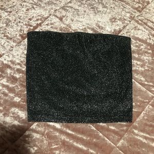 Sparkly Crop Tube Top